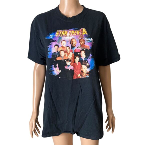 RARE Official Star Trek 2018 las vegas convention T-shirt Mens Large - Picture 8 of 8